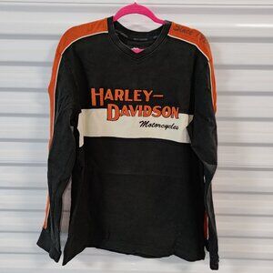 Harley-Davidson Motorcycles  - Pullover V-Neck Sweatshirt - Size L